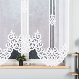 Panel żakardowy gotowy ARALIA 160x155 cm kolor biały