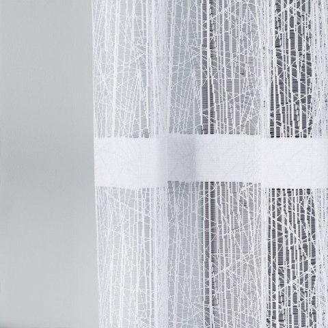 Firanka żakardowa 018352 wysokość 160 cm kolor biały