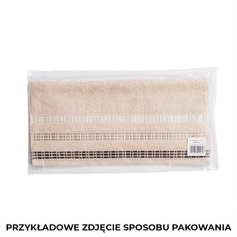 LUXURY Ręcznik, 50x90cm, kolor 783 kremowy LUXURY/RB0/783/050090/1