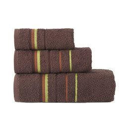 Ręcznik kąpielowy z zawieszką MARS 70x140 cm kolor brązowy
