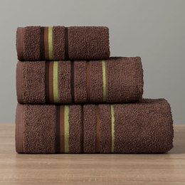 Ręcznik kąpielowy z zawieszką MARS 70x140 cm kolor brązowy