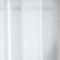 Woal gładki z ołowianką 000100 wysokość 330 cm kolor biały