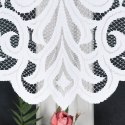 Panel żakardowy gotowy ARALIA 140x160 cm kolor biały