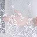 Firanka gotowa żakardowa KAROLINA 150x400 cm kolor biały