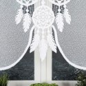 Panel żakardowy gotowy LEA 160x160 cm kolor biały