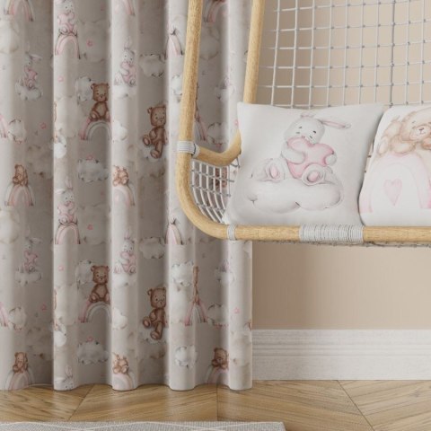 MISIACZKI Tkanina dekoracyjna BLANKO, 150cm, kolor 003 różowy D00111/BLA/003/145000/1 MISIACZKI Tkanina dekoracyjna BLANKO, 150cm, kolor 003 różowy D00111/BLA/003/145000/1