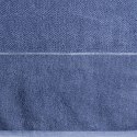 Ręcznik z welurową bordiurą LUCY 50x90 cm kolor niebieski
