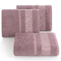 Ręcznik frotte SYLWIA 50x90 cm kolor liliowy