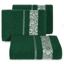 Ręcznik frotte SYLWIA 50x90 cm kolor ciemnozielony