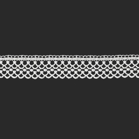 Koronka gipiurowa 072732 wysokość 5 cm kolor kremowy