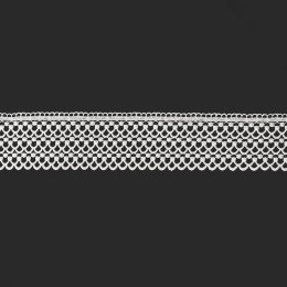 Koronka gipiurowa 072732 wysokość 8 cm kolor kremowy