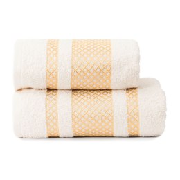 Ręcznik kąpielowy LIONEL 70x140 cm kolor kremowy ze złotą bordiurą