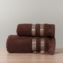 Ręcznik do ciała LUXURY 50x90 cm kolor brązowy