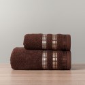 Ręcznik kąpielowy LUXURY 70x140 cm kolor brązowy