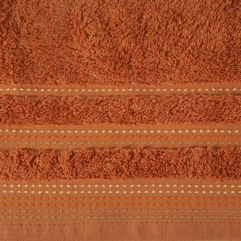 Ręcznik frotte POLA 70x140 cm kolor pomarańczowy