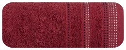 Ręcznik frotte POLA 70x140 cm kolor bordowy