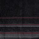 Ręcznik frotte POLA 50x90 cm kolor czarny