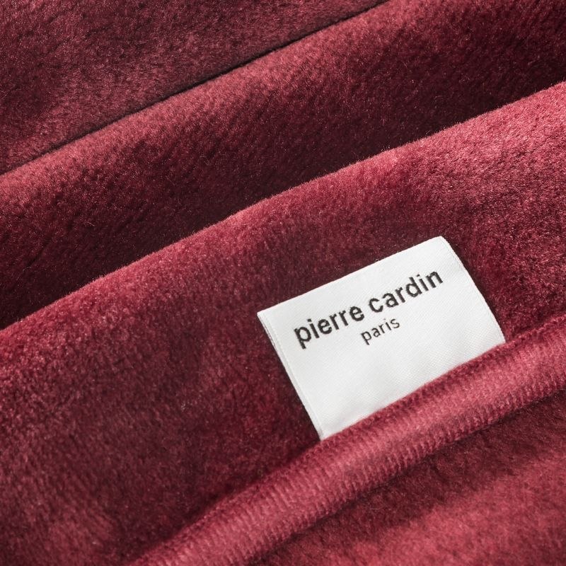 Ekskluzywny koc Pierre Cardin CLARA 160x240 cm kolor bordowy