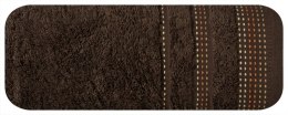 Ręcznik frotte POLA 50x90 cm kolor brązowy