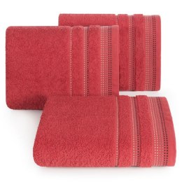 Ręcznik frotte POLA 50x90 cm kolor czerwony