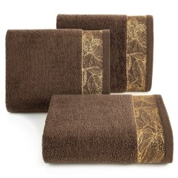 Ręcznik bawełniany AGIS 30x50 cm kolor brązowy