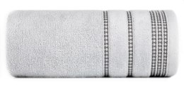 Ręcznik bawełniany AMANDA 30x50 cm kolor srebrny