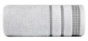 Ręcznik bawełniany AMANDA 50x90 cm kolor srebrny