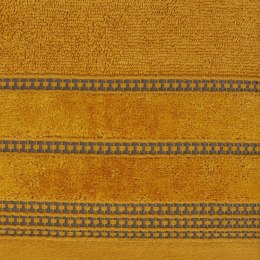 Ręcznik bawełniany AMANDA 70x140 cm kolor musztardowy