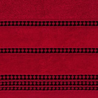Ręcznik bawełniany AMANDA 50x90 cm kolor czerwony
