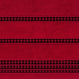 Ręcznik bawełniany AMANDA 70x140 cm kolor czerwony