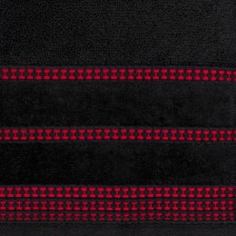 Ręcznik bawełniany AMANDA 30x50 cm kolor czarny