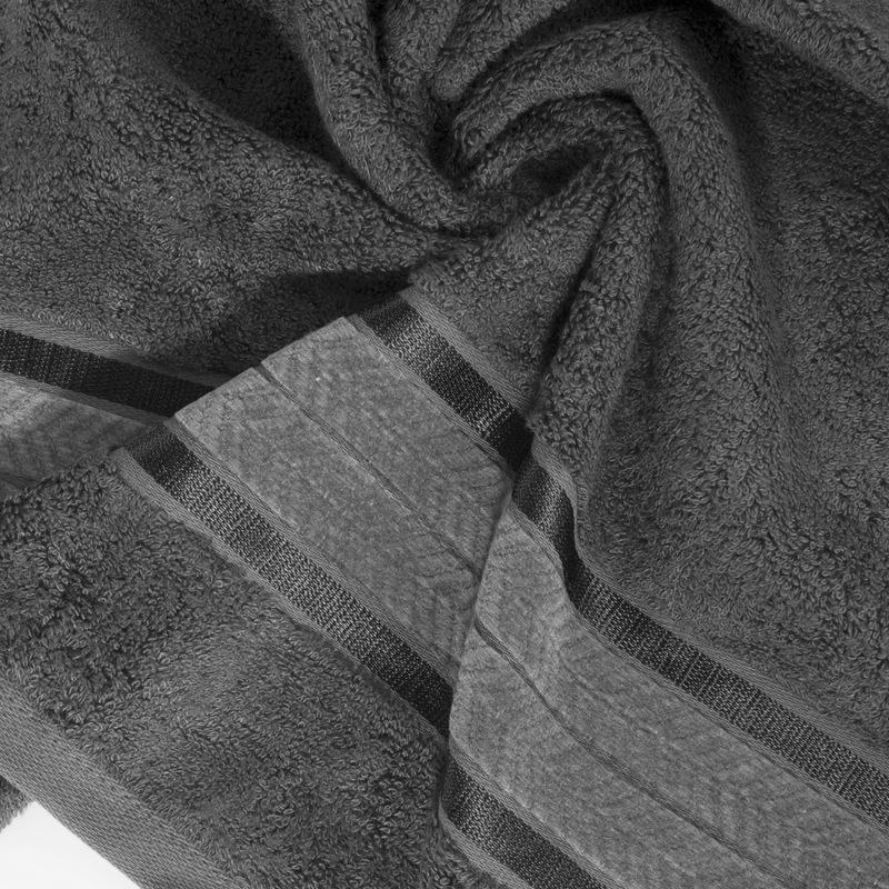 Ręcznik frotte MIRO 70x140 cm kolor stalowy