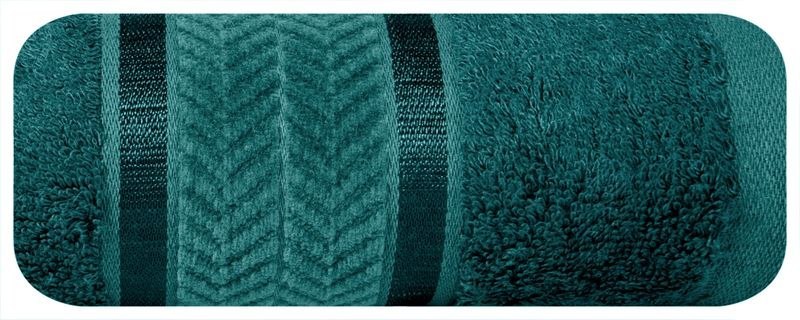 Ręcznik frotte MIRO 70x140 cm kolor turkusowy