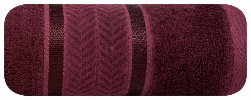 Ręcznik frotte MIRO 70x140 cm kolor bordowy