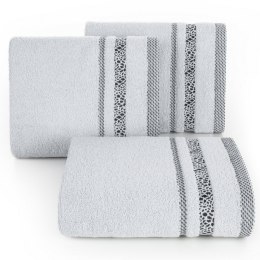 Ręcznik bawełniany TESSA 70x140 cm kolor srebrny