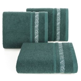 Ręcznik bawełniany TESSA 50x90 cm kolor ciemnozielony