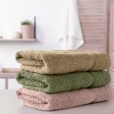 Ręcznik bawełniany VILIA 50x90 cm kolor brązowy
