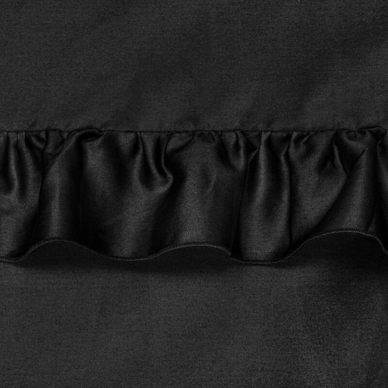 Komplet pościeli z makosatyny VENUS 220x200 cm kolor czarny