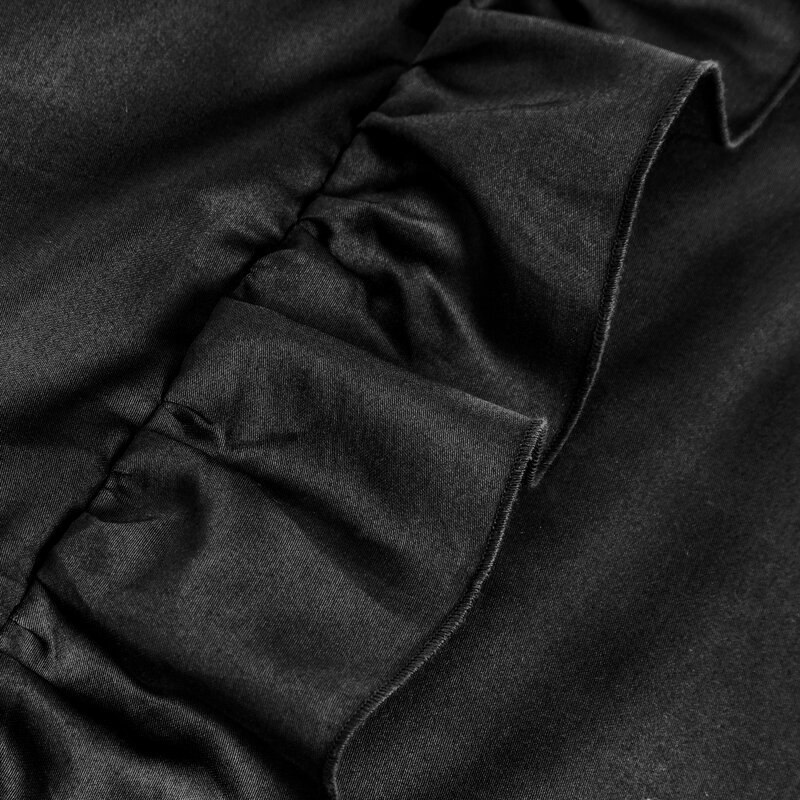 Komplet pościeli z makosatyny VENUS 220x200 cm kolor czarny