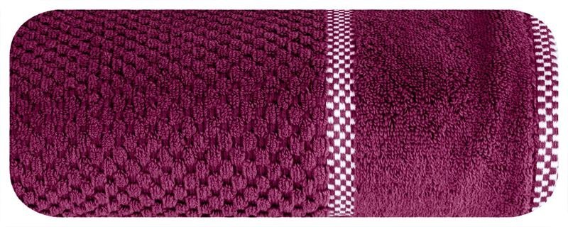 Ręcznik frotte CALEB 70x140 cm kolor amarantowy