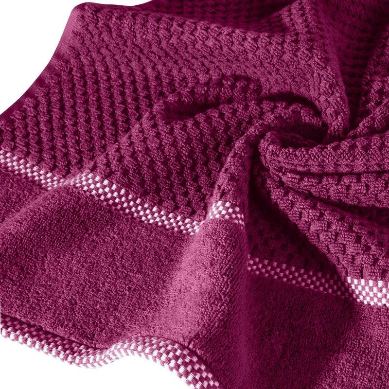 Ręcznik frotte CALEB 70x140 cm kolor amarantowy