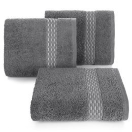 Ręcznik bawełniany RIVA 50x90 cm kolor stalowy