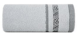 Ręcznik bawełniany TESSA 30x50 cm kolor srebrny