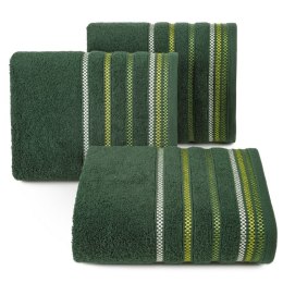 Ręcznik bawełniany LIVIA 30x50 cm kolor ciemnozielony