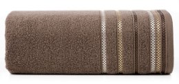 Ręcznik bawełniany LIVIA 30x50 cm kolor jasnobrązowy