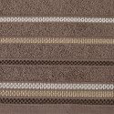 Ręcznik bawełniany LIVIA 70x140 cm kolor jasnobrązowy