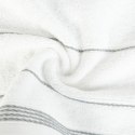 Ręcznik z bordiurą MIRA 50x90 cm kolor biały