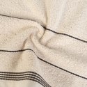 Ręcznik z bordiurą MIRA 50x90 cm kolor beżowy
