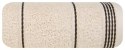 Ręcznik z bordiurą MIRA 70x140 cm kolor beżowy