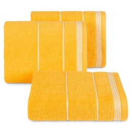 Ręcznik z bordiurą MIRA 70x140 cm kolor żółty